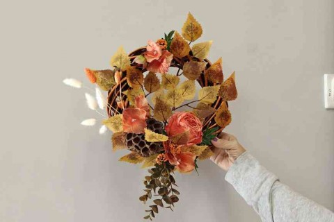 Warsztaty dla seniorów - Jesienne wianki