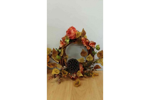 Warsztaty dla seniorów - Jesienne wianki