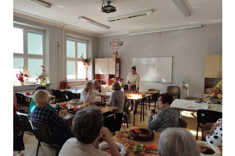 Warsztaty dla seniorów - Jesienne wianki