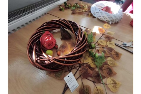 Warsztaty dla seniorów - Jesienne wianki