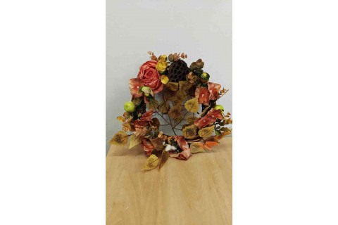 Warsztaty dla seniorów - Jesienne wianki