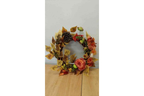 Warsztaty dla seniorów - Jesienne wianki