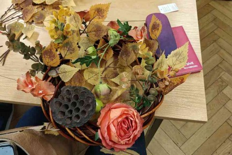 Warsztaty dla seniorów - Jesienne wianki