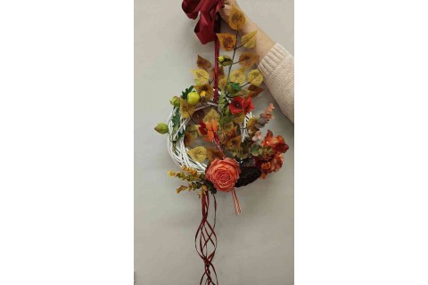 Warsztaty dla seniorów - Jesienne wianki