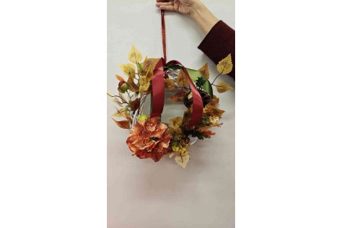 Warsztaty dla seniorów - Jesienne wianki