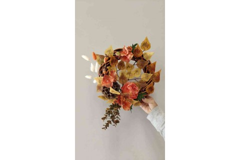 Warsztaty dla seniorów - Jesienne wianki