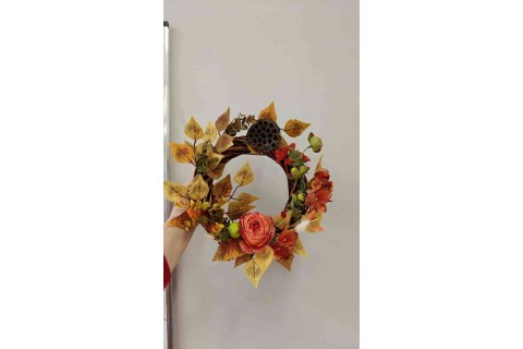 Warsztaty dla seniorów - Jesienne wianki