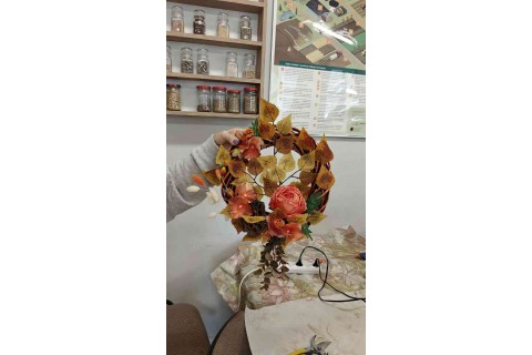 Warsztaty dla seniorów - Jesienne wianki