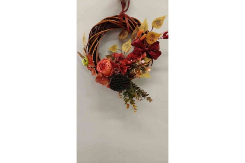 Warsztaty dla seniorów - Jesienne wianki