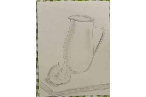 Warsztaty malarstwa dla seniorów - martwa natura ołówkiem