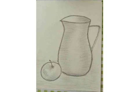 Warsztaty malarstwa dla seniorów - martwa natura ołówkiem