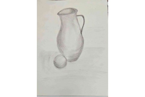 Warsztaty malarstwa dla seniorów - martwa natura ołówkiem