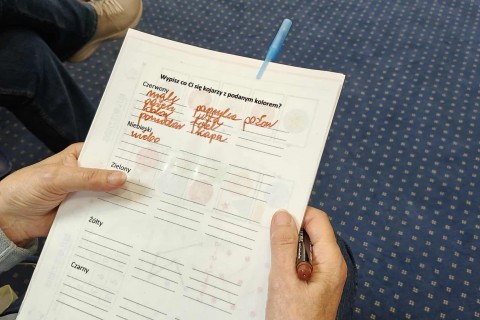 Trening pamięci i koncentracji seniorów na wesoło