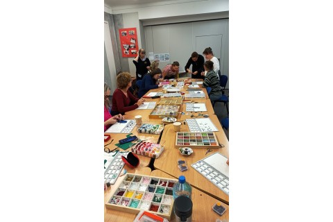 Warsztaty tworzenia biżuterii - broszka w technice haftu koralikowego