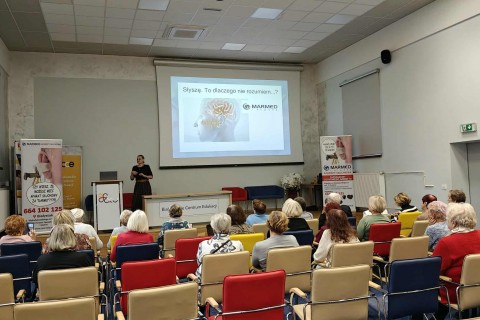 Prelekcja Słyszeć lepiej - jak dbać o słuch w dojrzałym wieku