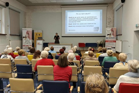 Prelekcja Słyszeć lepiej - jak dbać o słuch w dojrzałym wieku