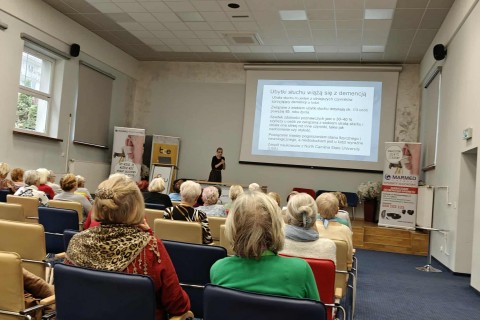 Prelekcja Słyszeć lepiej - jak dbać o słuch w dojrzałym wieku