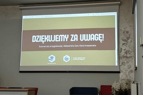 Prelekcja „Farmacja na talerzu - o interakcjach leków z żywnością”