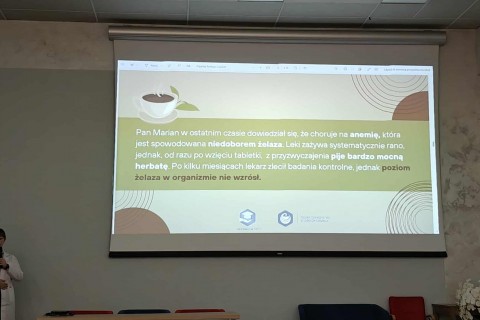 Prelekcja „Farmacja na talerzu - o interakcjach leków z żywnością”