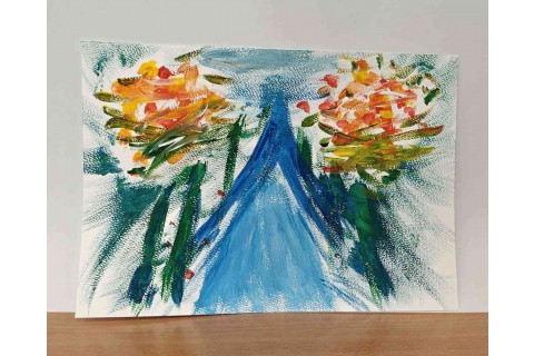 Warsztaty malarstwa dla seniorów - akrylowy pejzaż