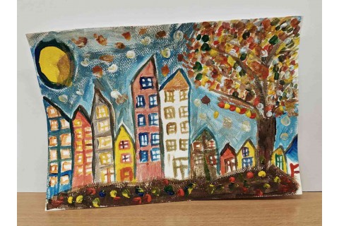 Warsztaty malarstwa dla seniorów - akrylowy pejzaż