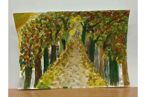 Warsztaty malarstwa dla seniorów - akrylowy pejzaż