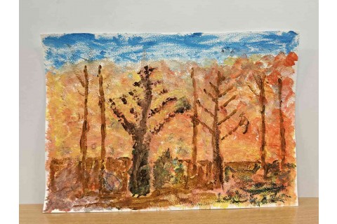 Warsztaty malarstwa dla seniorów - akrylowy pejzaż