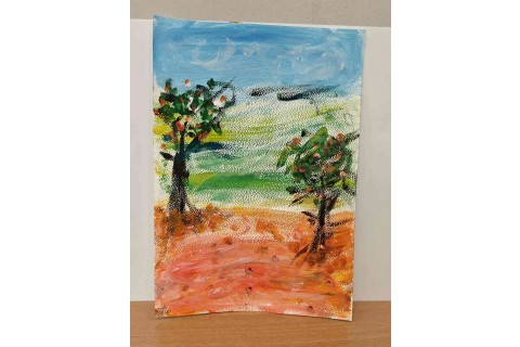 Warsztaty malarstwa dla seniorów - akrylowy pejzaż