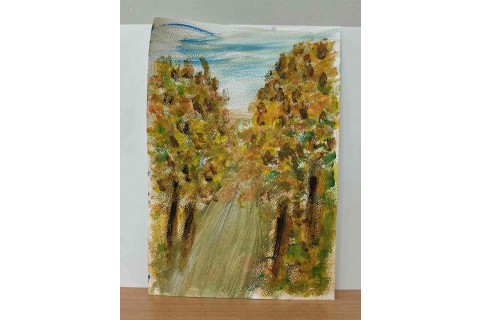 Warsztaty malarstwa dla seniorów - akrylowy pejzaż