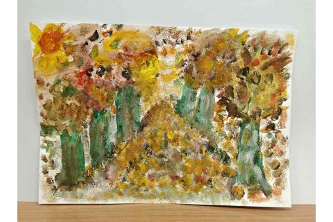 Warsztaty malarstwa dla seniorów - akrylowy pejzaż