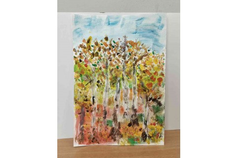 Warsztaty malarstwa dla seniorów - akrylowy pejzaż