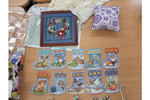 Spotkanie klubu pasjonatów robótek ręcznych