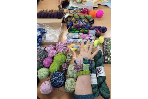 Spotkanie klubu pasjonatów robótek ręcznych