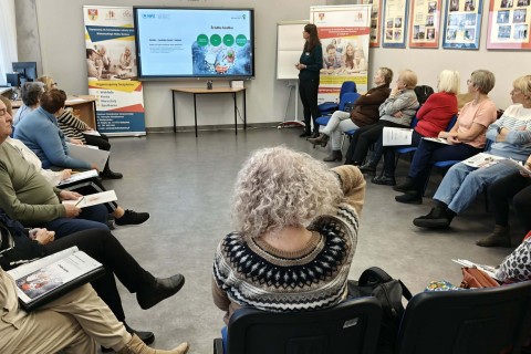 Cykl szkoleń w ramach projektu „Kierunek: zatrzymać osteoporozę”