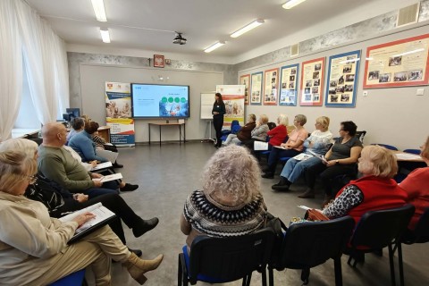 Cykl szkoleń w ramach projektu „Kierunek: zatrzymać osteoporozę”