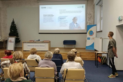 Cykl szkoleń w ramach projektu „Kierunek: zatrzymać osteoporozę”