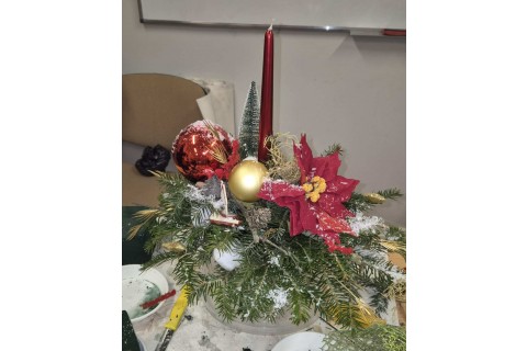 WARSZTATY FLORYSTYCZNE DLA DOROSŁYCH - STROIKI ŚWIĄTECZNE