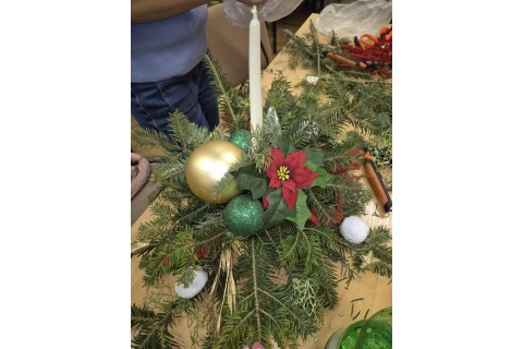 WARSZTATY FLORYSTYCZNE DLA DOROSŁYCH - STROIKI ŚWIĄTECZNE