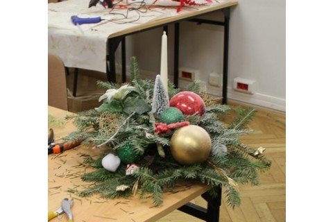 WARSZTATY FLORYSTYCZNE DLA DOROSŁYCH - STROIKI ŚWIĄTECZNE