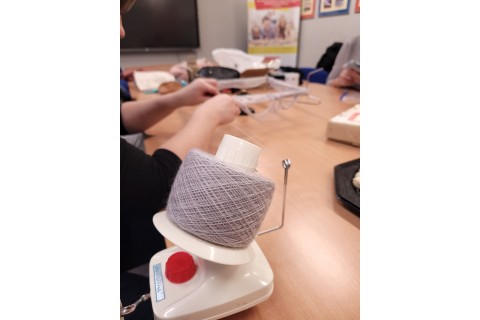 Spotkanie klubu pasjonatów robótek ręcznych