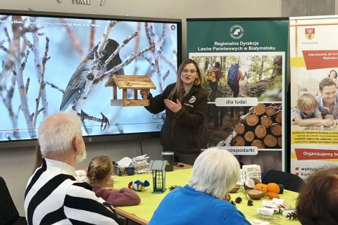 Warsztaty „Z Babcią, Dziadkiem i leśnikami - razem w trosce o ptaki”