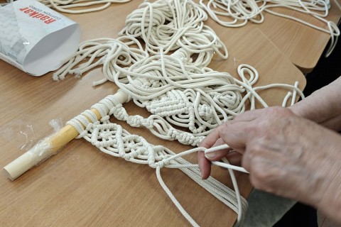 Warsztaty makramy dla seniorów