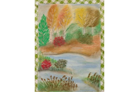 Warsztaty malarstwa dla seniorów - pejzaż rysowany pastelami