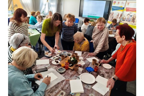 Warsztaty hortiterapeutyczne dla seniorów „Kolory, które leczą”