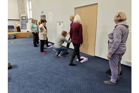 Trening medyczny stóp dla seniorów