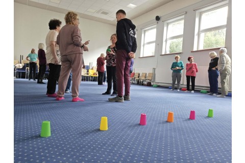 Trening medyczny stóp dla seniorów