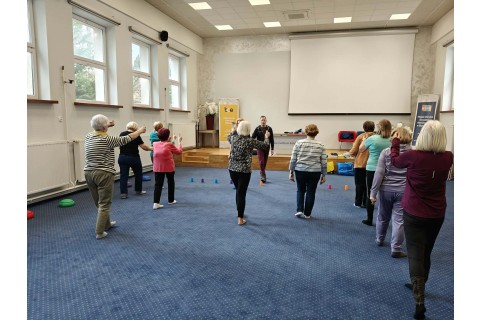Trening medyczny stóp dla seniorów