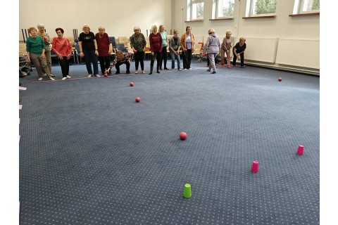 Trening medyczny stóp dla seniorów