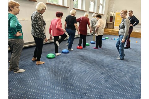 Trening medyczny stóp dla seniorów