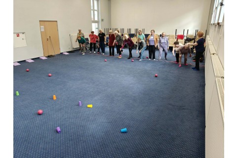 Trening medyczny stóp dla seniorów